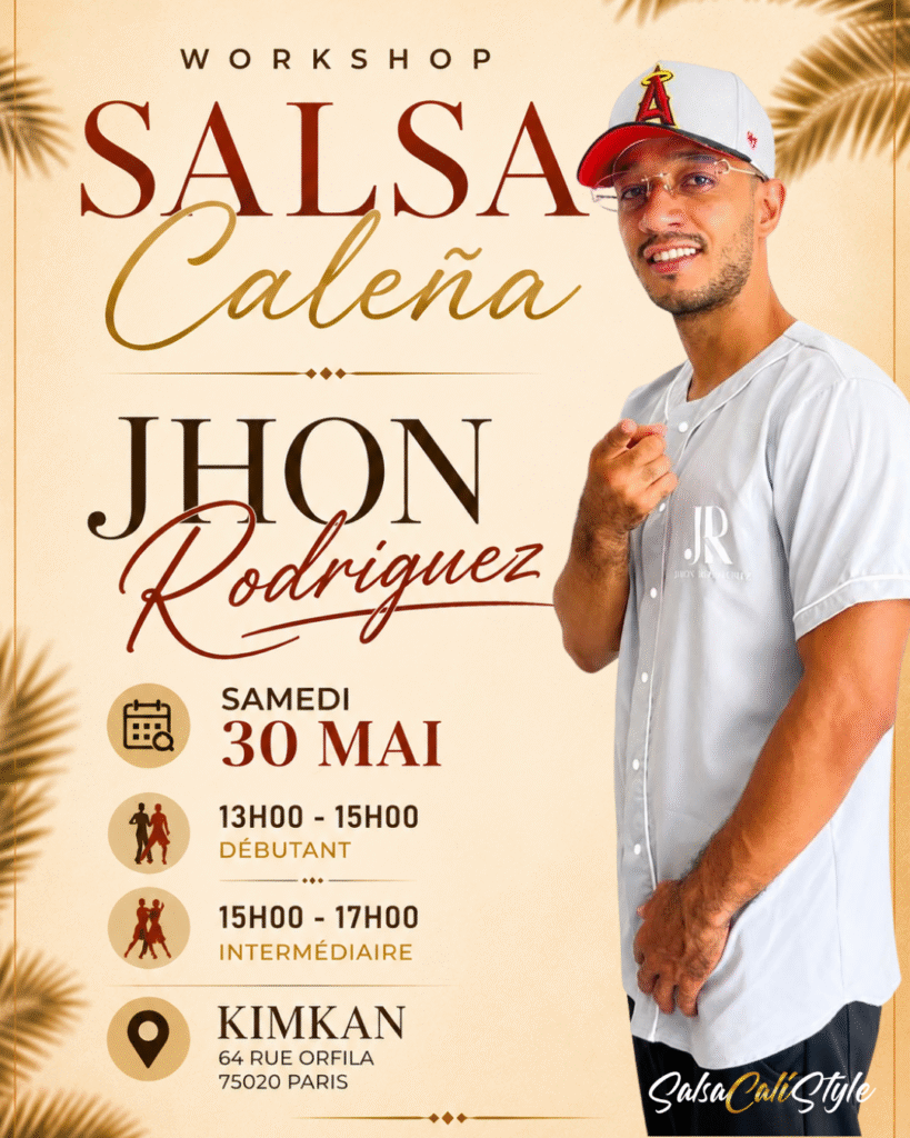 salsa caleña workshop Jhon Rodriguez