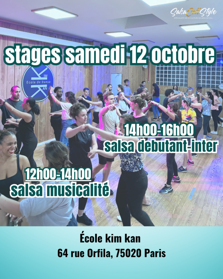 stages salsa caleña octobre