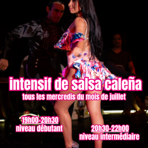 intensif salsa caleña juillet 2025