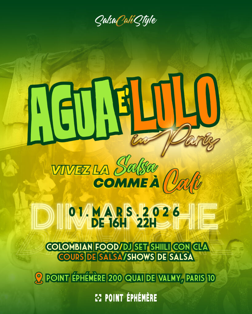 FLYER AGUA E' LULO IN PARIS MARZO 2026