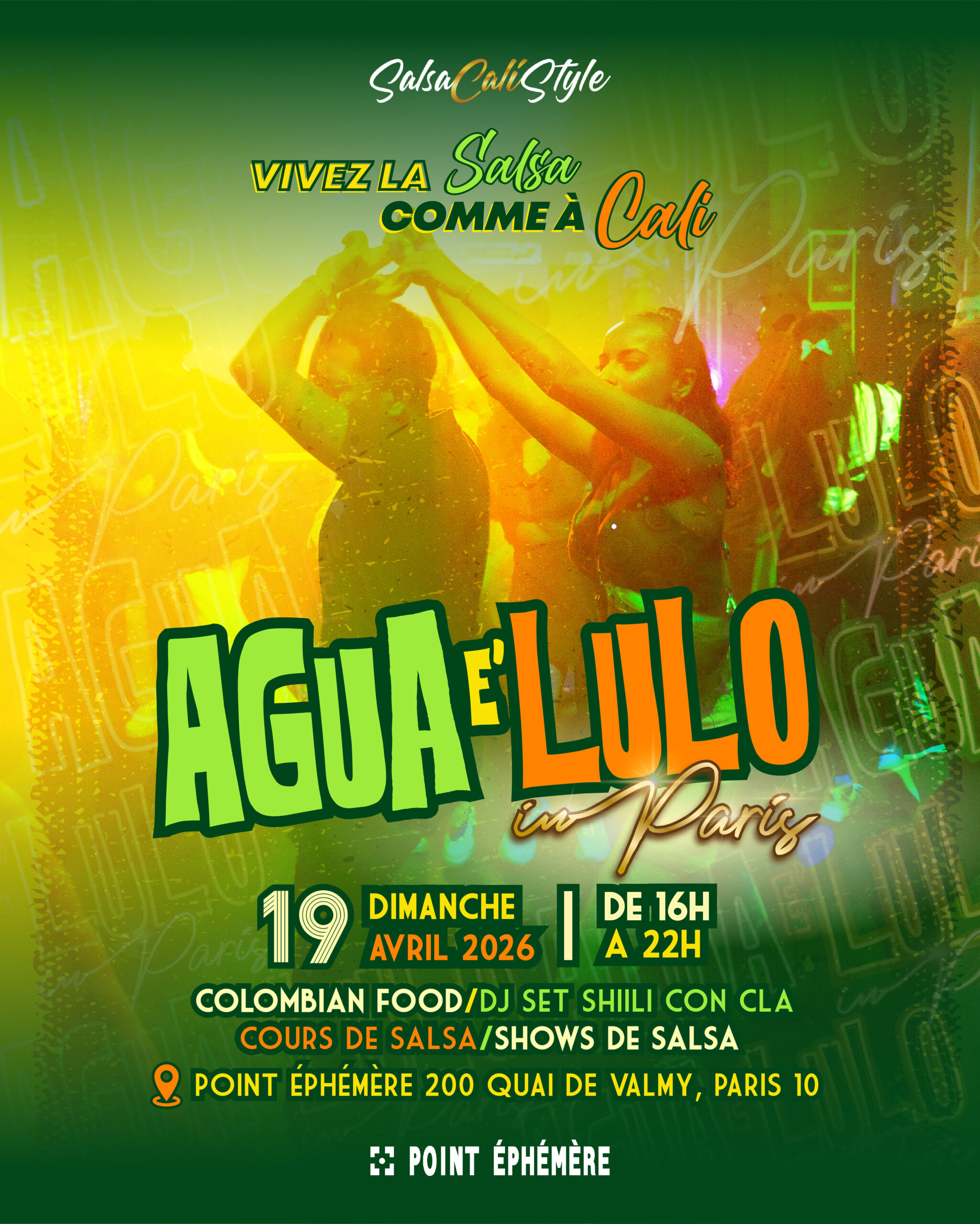 AGUA E' LULO IN 19 AVRIL 2026